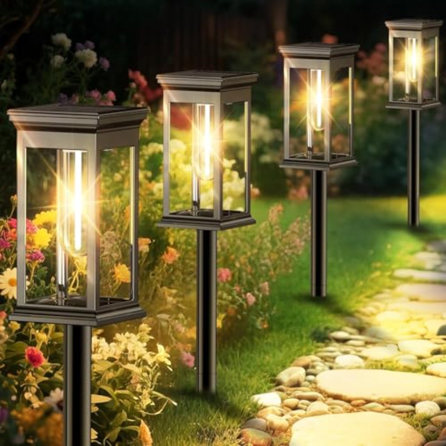 Outdoor Power Pack - Solar Pathway Lights Outdoor Waterproof 12