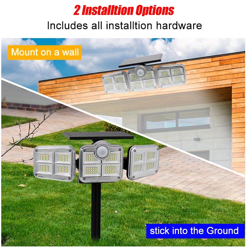 Outdoor Power Pack - 2-Pack Solar-Powered Outdoor Spot Light –