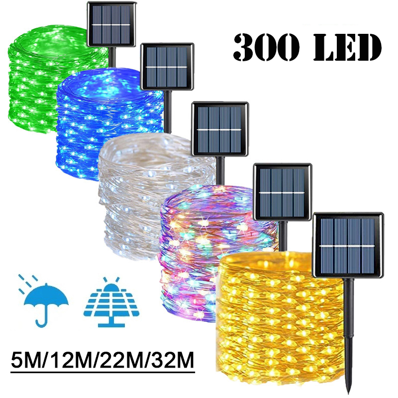 Outdoor Power Post - 7M/12M/22M/32M Solar Light Outdoor Garden Fairy