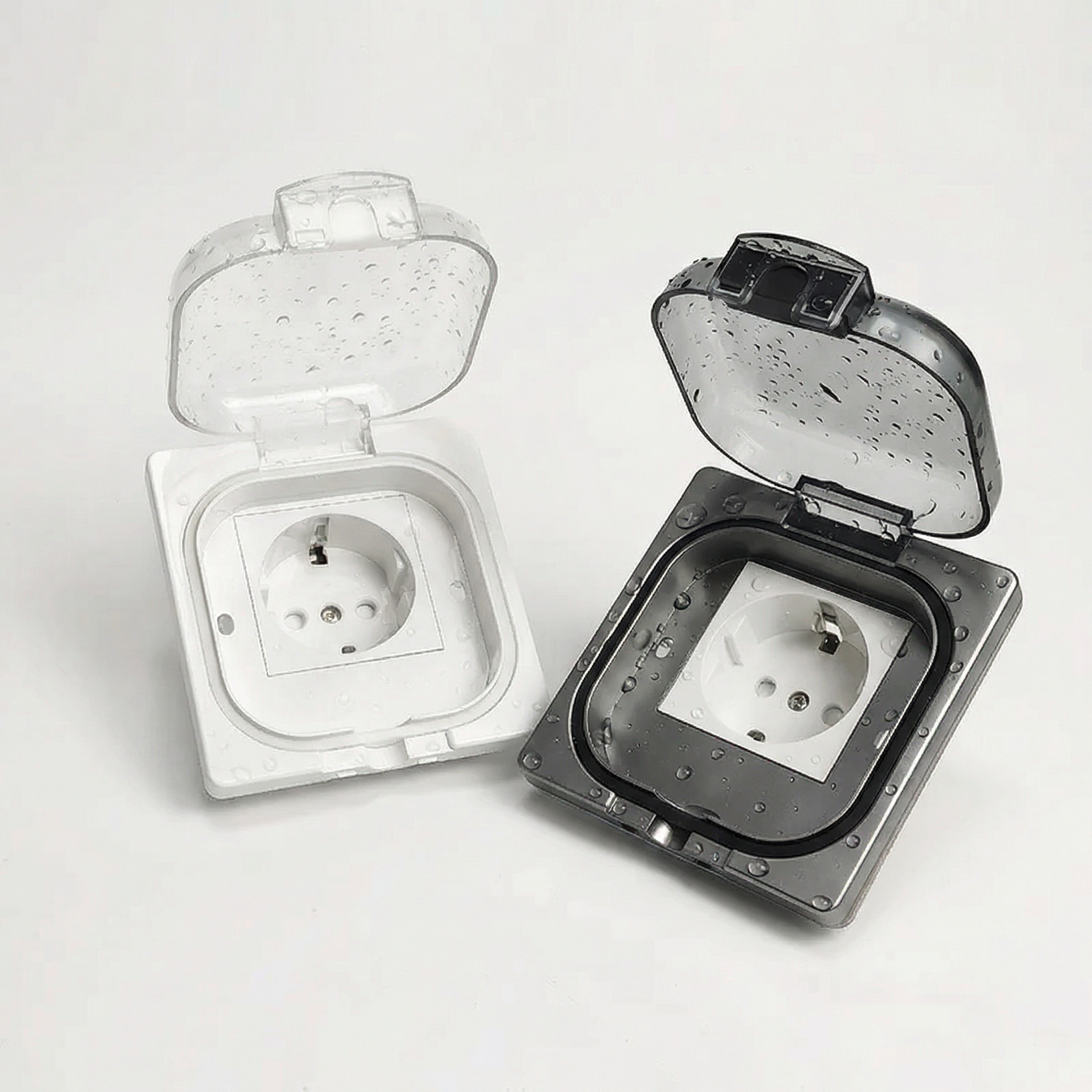 Outdoor Power Inlet Box - IP65 Waterproof Outdoor Socket- 16A High