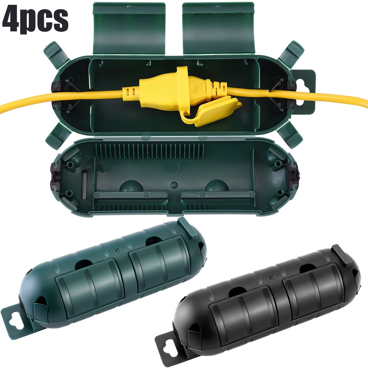 Outdoor Power Outlet - 4pcs Outdoor Extension Cord Safety Cover