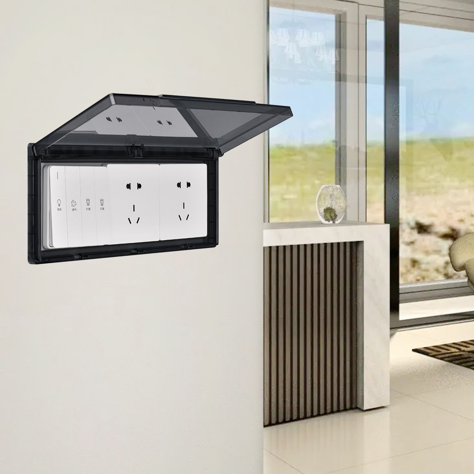 3 Gang Waterproof Outlet Cover - Outdoor Power Outlet のレビューと価格