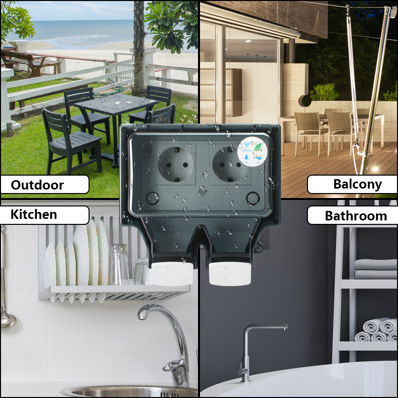 Avoir Tuya Wall Electrical Soc - Outdoor Power Outlet Wifi のレビューと価格
