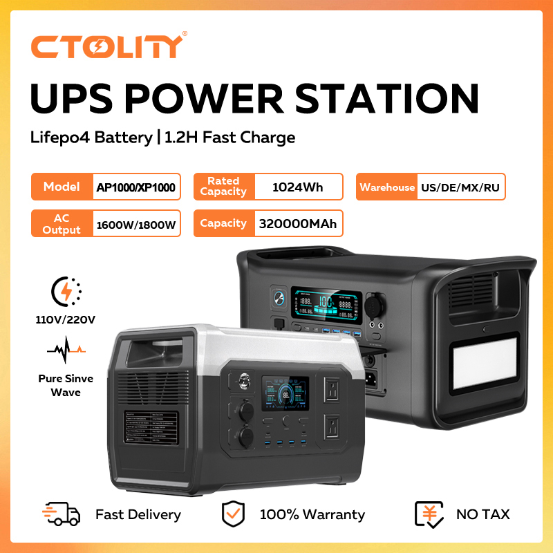 CTOLITY 1800W Portable Power S - Outdoor Power Outlet のレビューと価格