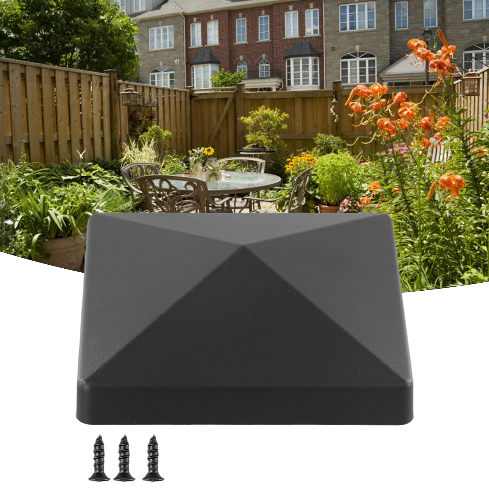 1/4pc 4 Inch Hard Plastic Fenc - Outdoor Power Post のレビューと価格