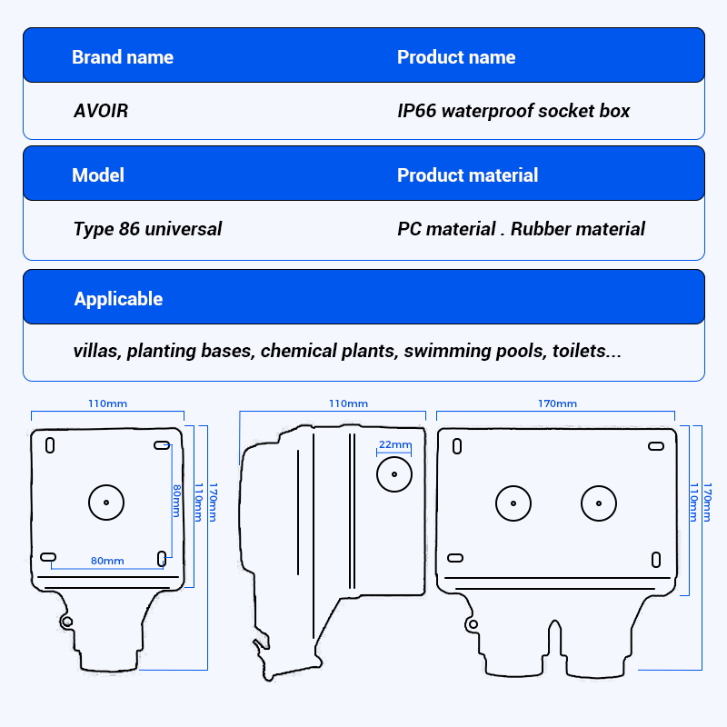 Avoir IP66 Outdoor Waterproof  - Outdoor Power Outlet Wifi のレビューと価格