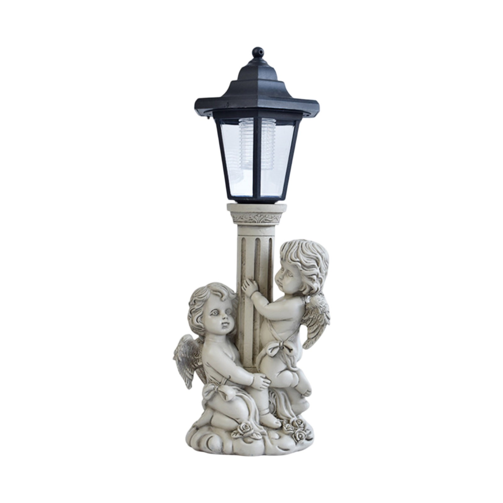 Garden Angel Statue Solar Post - Outdoor Power Post のレビューと価格