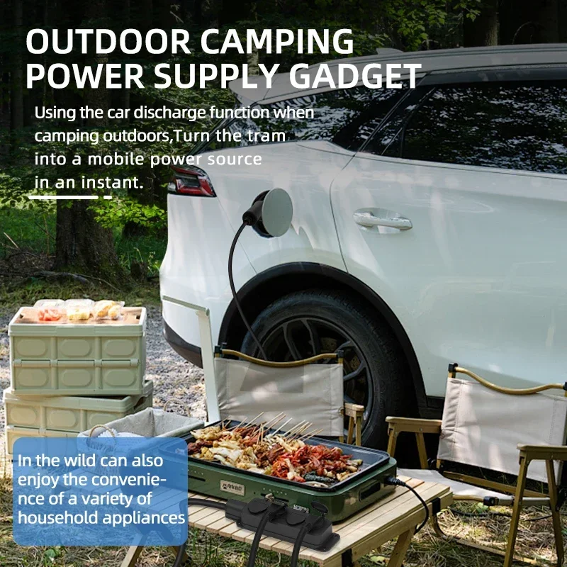 Portable 16A 4KW Electric Car  - Outdoor Power Outlet のレビューと価格