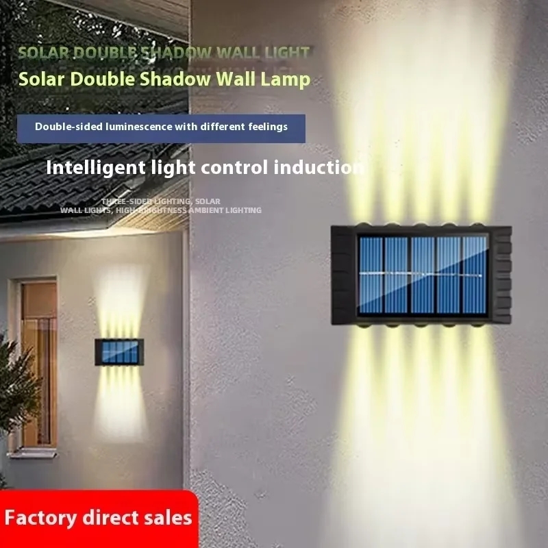 4/6/8/10LEDs Solar Wall Lamp Y - Outdoor Power Post のレビューと価格