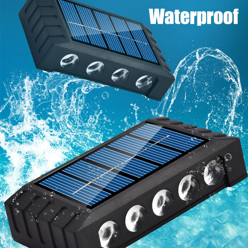 4/6/8/10LEDs Solar Wall Lamp Y - Outdoor Power Post のレビューと価格