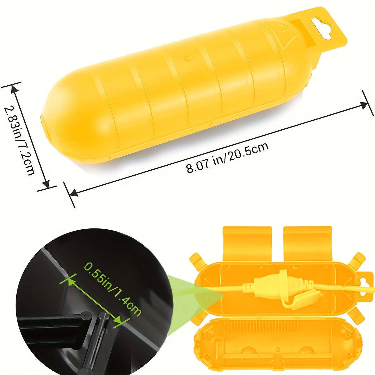 Extension Yellow Cord Safety C - Outdoor Power Outlet のレビューと価格