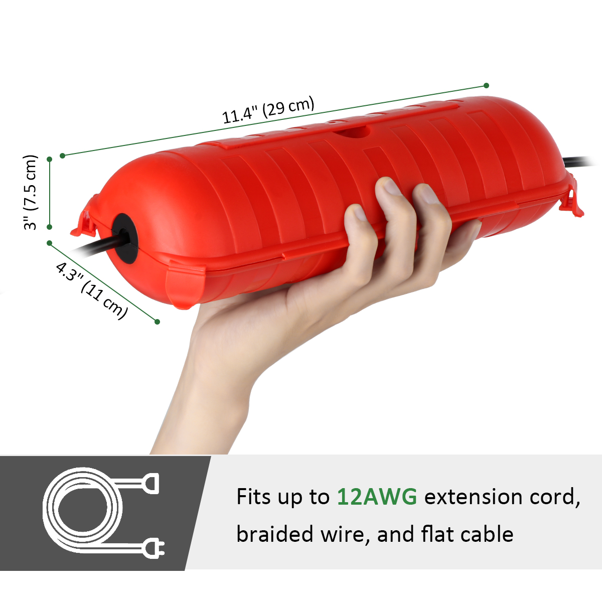 Weatherproof IP54 Outdoor Exte - Outdoor Power Outlet のレビューと価格