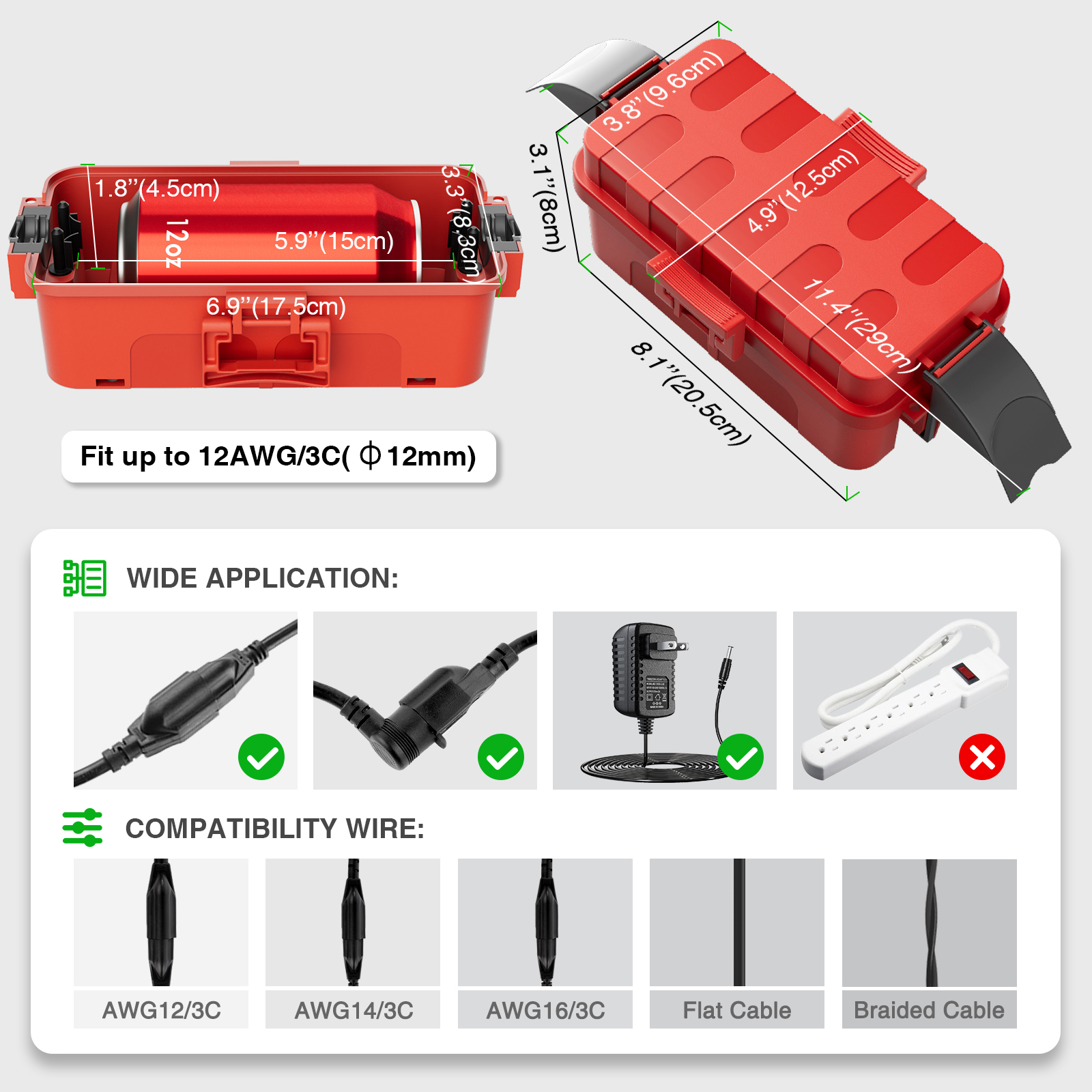 Weatherproof IP54 Outdoor Exte - Outdoor Power Outlet のレビューと価格