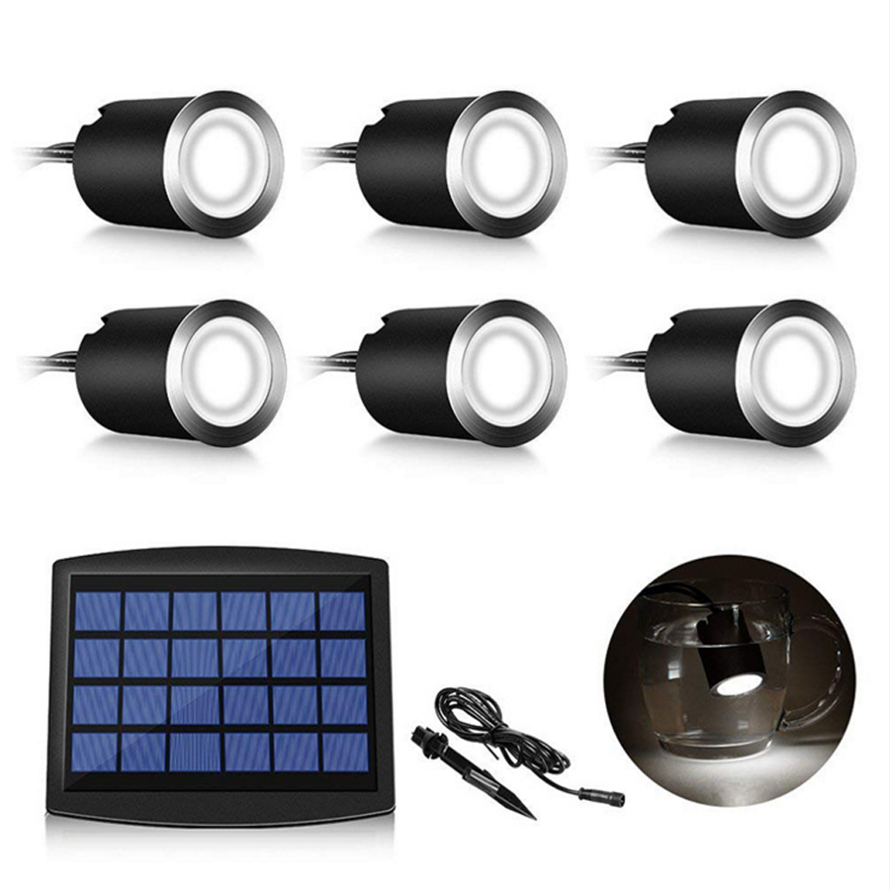 6pcs 8pcs Solar LED Deck Light - Outdoor Power Post のレビューと価格