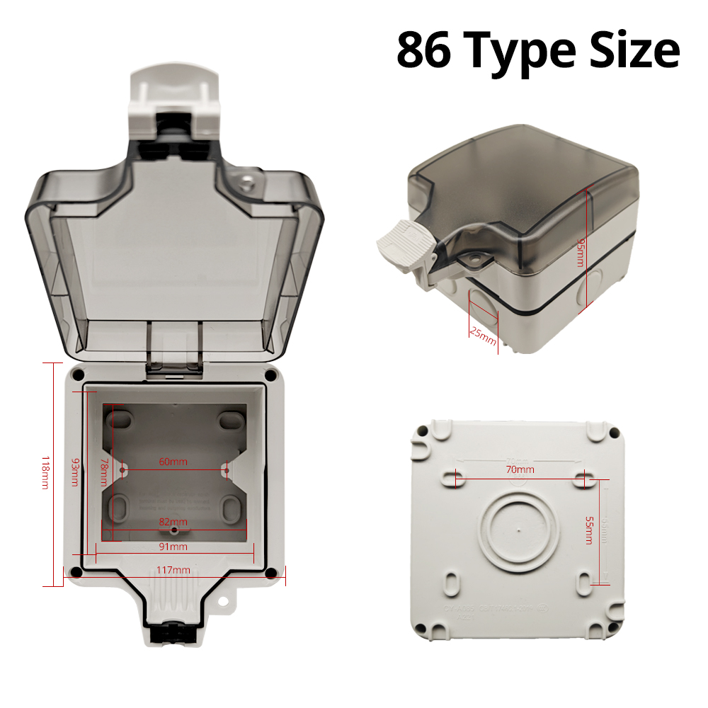 Wallpad IP66 Dustproof Waterpr - Outdoor Power Outlet のレビューと価格