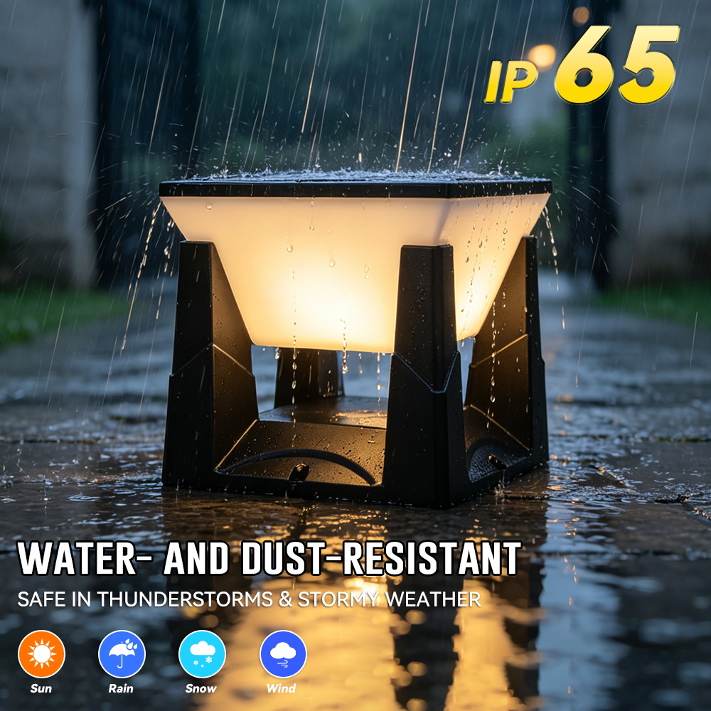 3-Color Solar Post Light IP65  - Outdoor Power Post のレビューと価格