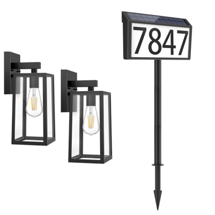2-Pack Outdoor Wall Sconce Wat - Outdoor Power Pack のレビューと価格