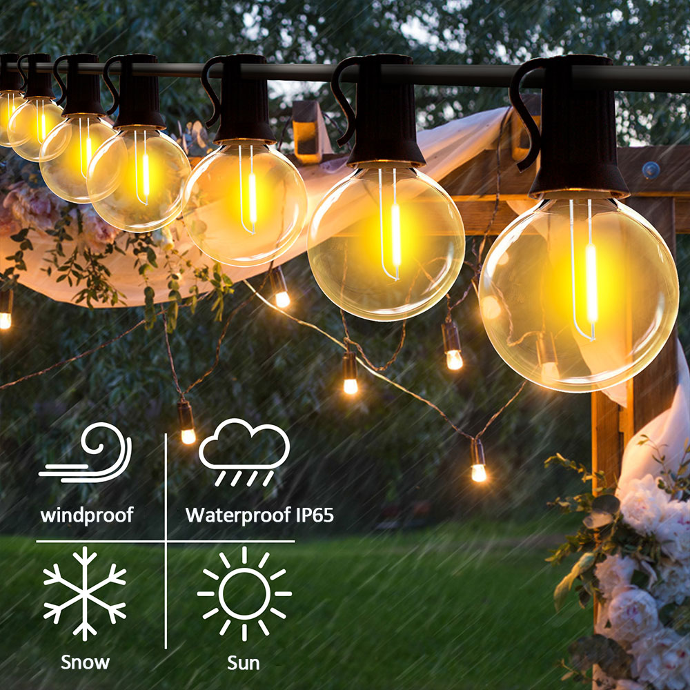 Solar String Lights Outdoor G4 - Outdoor Power Post のレビューと価格