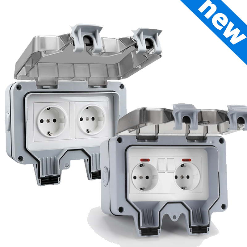 Outdoor Wall Waterproof Socket - Outdoor Power Inlet Box のレビューと価格