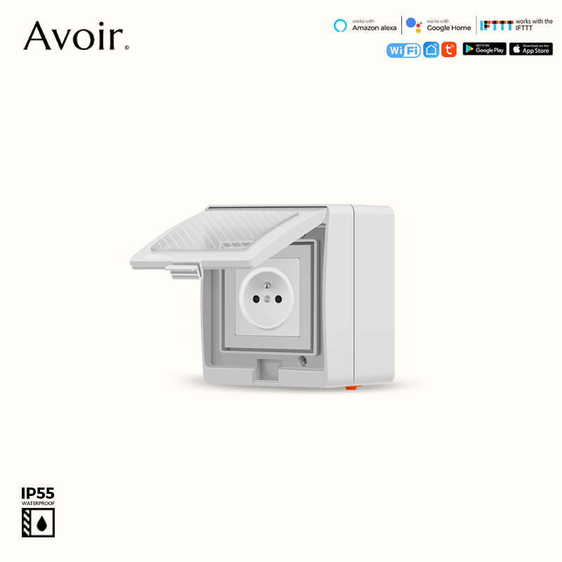Avoir IP55 Tuya Wifi Electrica - Outdoor Power Outlet Wifi のレビューと価格