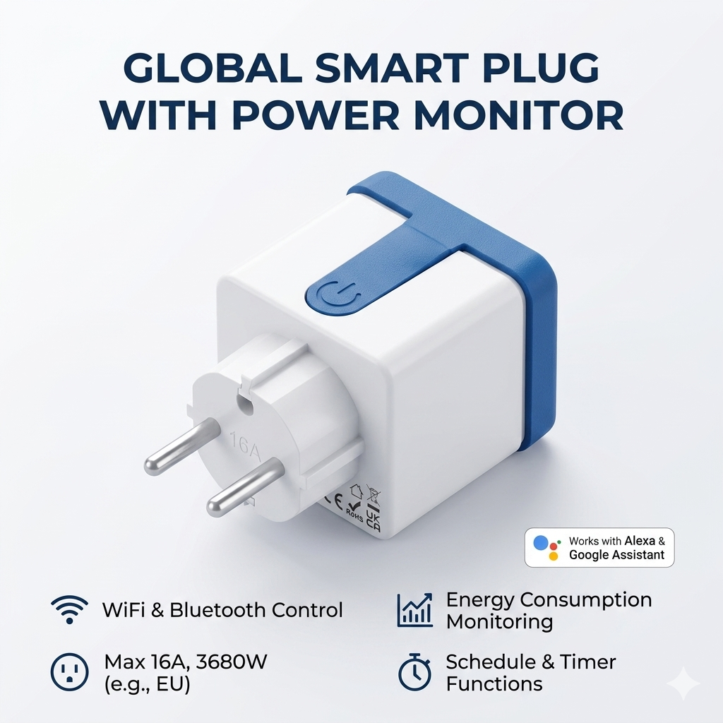 Upgraded WiFi EU Socket Smart  - Outdoor Power Outlet Wifi のレビューと価格