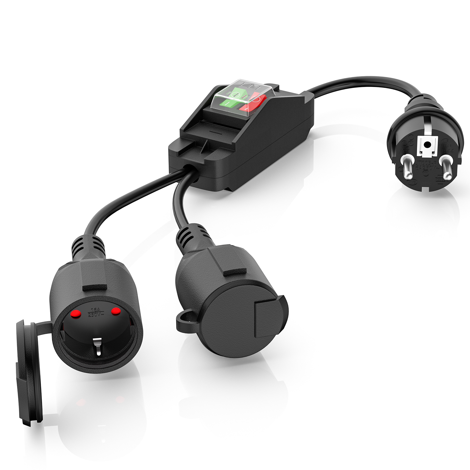 Double Plug Extension Cable 2  - Outdoor Power Inlet Box のレビューと価格