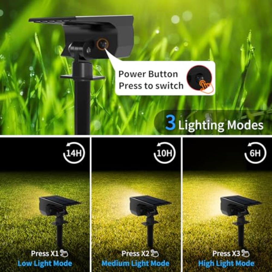 Solar Spot Lights Outdoor 10 P - Outdoor Power Pack のレビューと価格