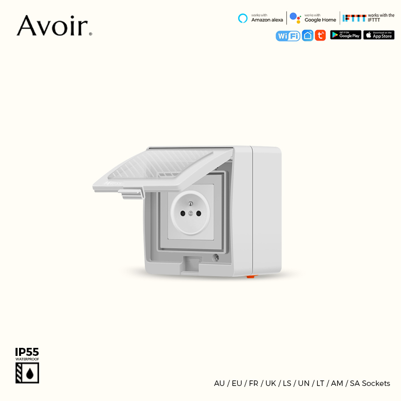 Avoir Tuya Smart Waterproof Wi - Outdoor Power Outlet Wifi のレビューと価格