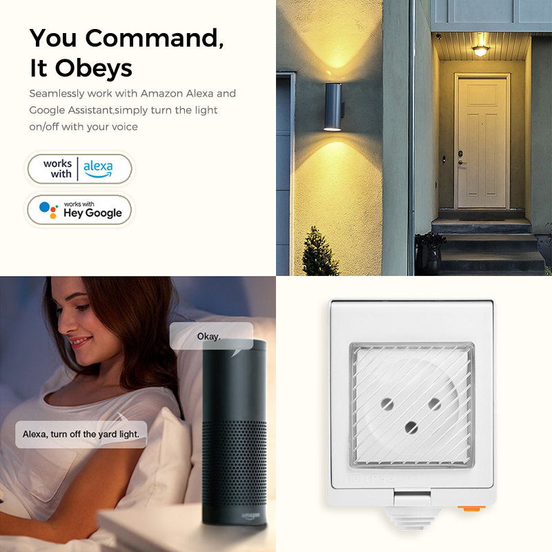 Avoir Israel Tuya Smart Socket - Outdoor Power Outlet Wifi のレビューと価格