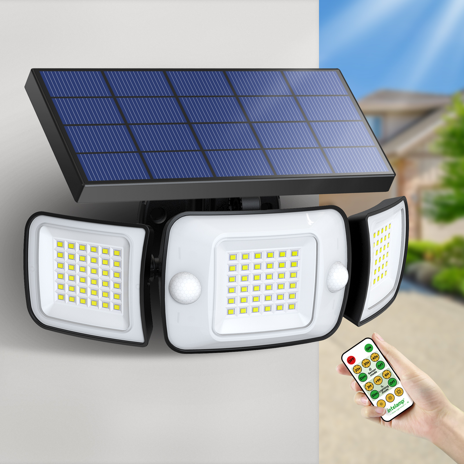 intelamp 6000mah Outdoor Solar - Outdoor Power Post のレビューと価格