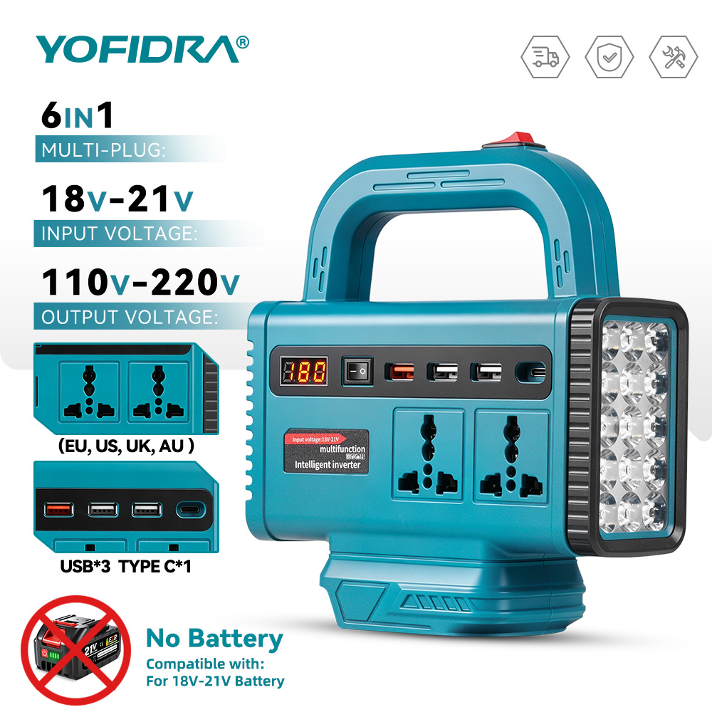 YOFIDRA 220V Portable Power In - Outdoor Power Outlet のレビューと価格