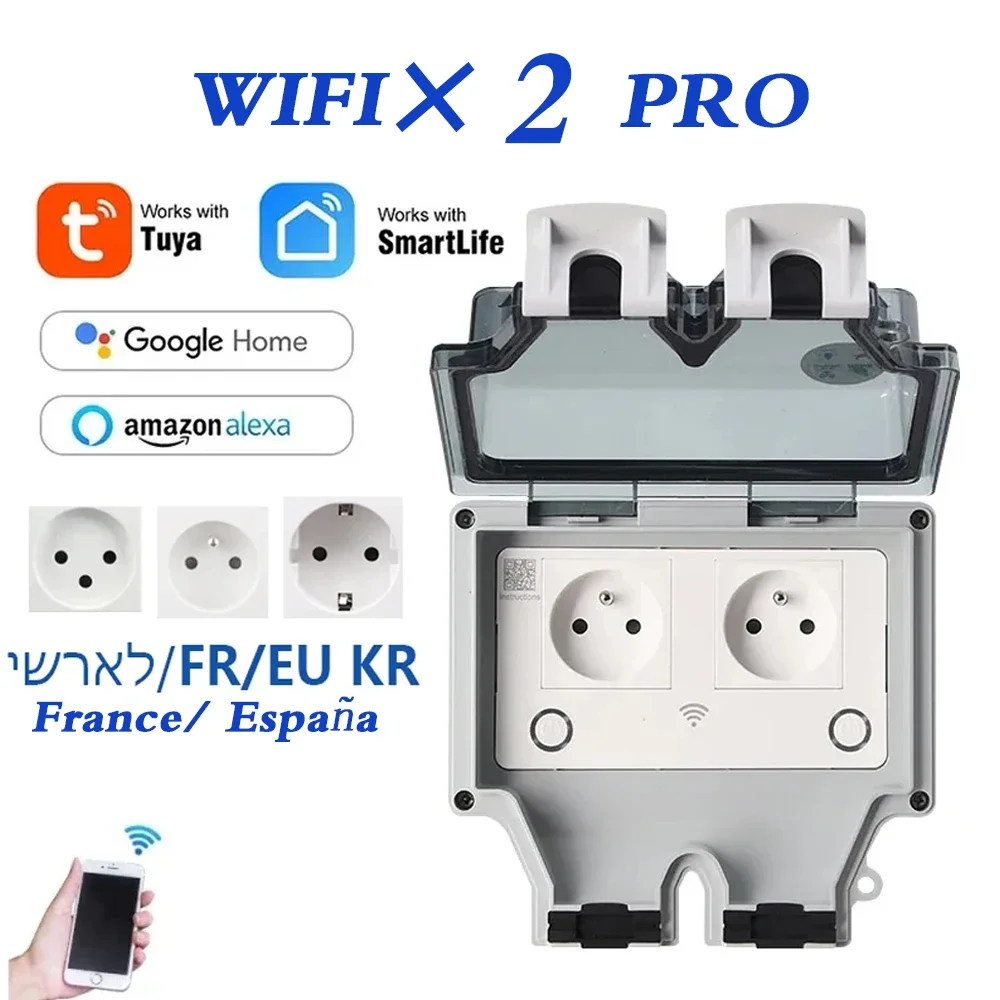 Tuya Waterproof Electrical Wal - Outdoor Power Outlet Wifi のレビューと価格