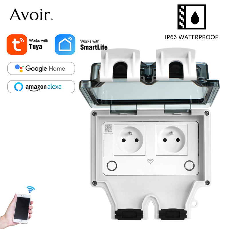 Avoir Tuya Power Socket IP66 O - Outdoor Power Outlet Wifi のレビューと価格