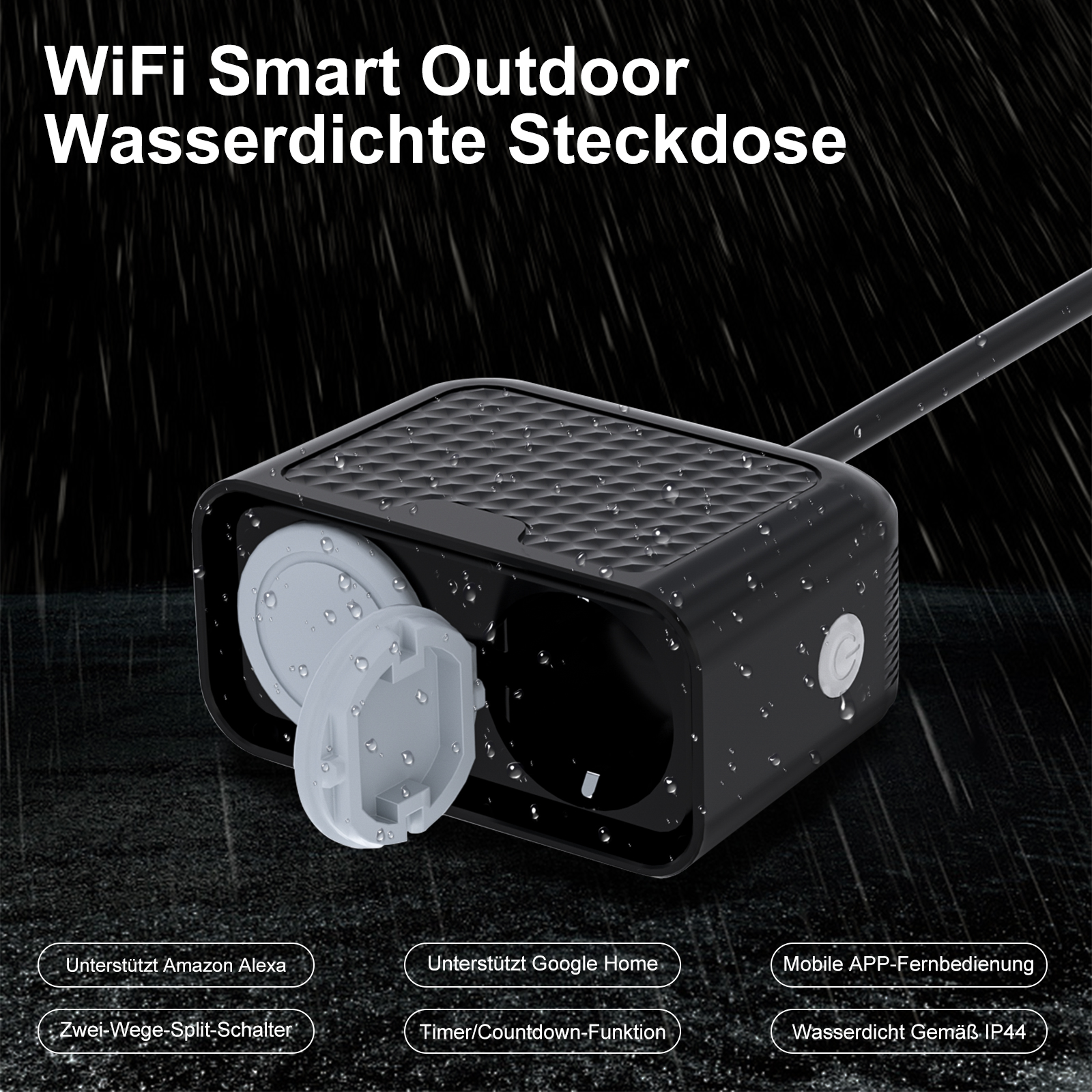 Eu WIFI smart outdoor power so - Outdoor Power Outlet Wifi のレビューと価格